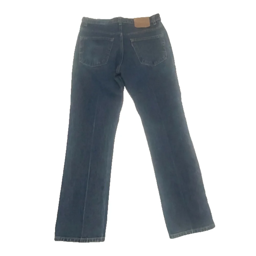 Vintage Levis 505 Bootcut 0217 1990s Jeans Made In USA 34x 32 Blue Denim Red Tab
